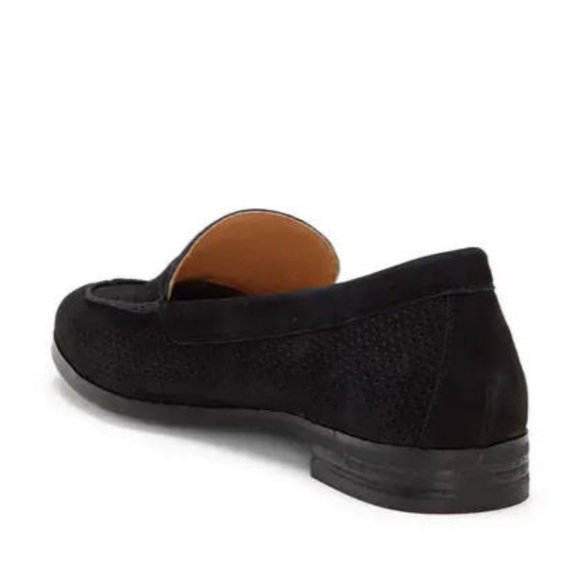 Corso Como Carlynee Black Perforated Leather Loafer Sizes 8 & 9 - Picture 6 of 10